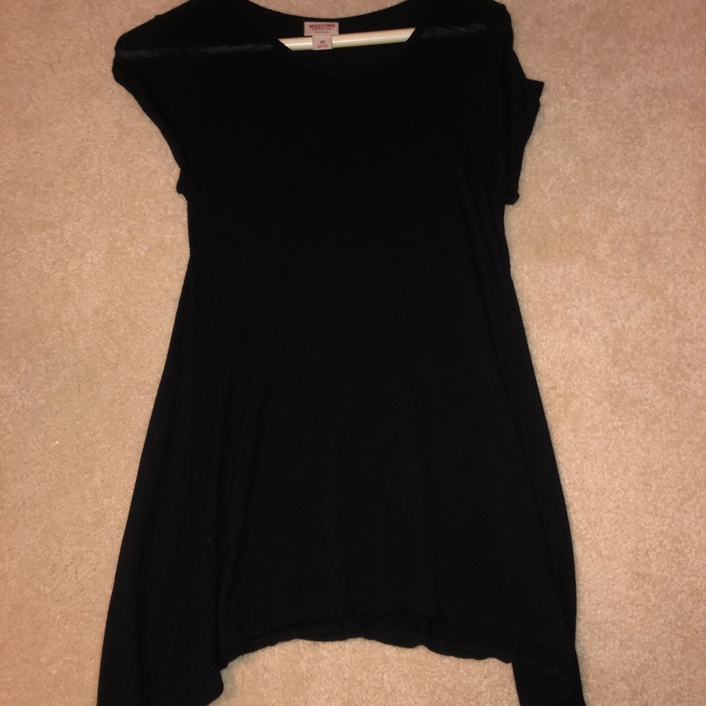 Black flowy top
